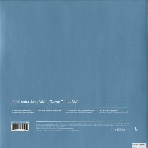 Infiniti Feat.: Juan Atkins - Never Tempt Me | Tresor (Tresor 132) - 2