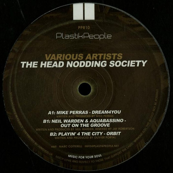 Various - The Head Nodding Society | Plastik People Recordings (PPR10)