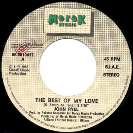 John Ryel - The Best Of My Love | Merak Music (06 2010417) - 3