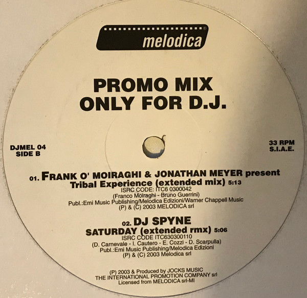 Various - Promo Mix Only For D.J. | Melodica (DJMEL 04) Various - Promo Mix Only For D.J. | Melodica (DJMEL 04)