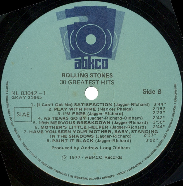 The Rolling Stones - 30 Greatest Hits | ABKCO (NL 03042(2)) - 4 The Rolling Stones - 30 Greatest Hits | ABKCO (NL 03042(2)) - 4