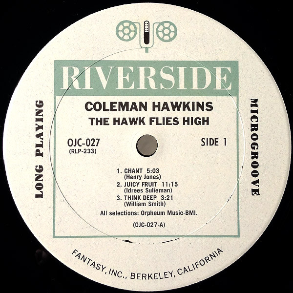 Coleman Hawkins - The Hawk Flies High | Original Jazz Classics (OJC-027) Coleman Hawkins - The Hawk Flies High | Original Jazz Classics (OJC-027)