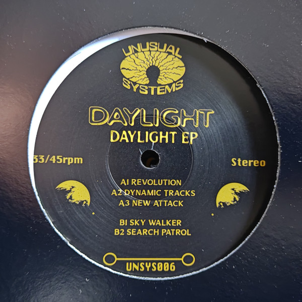 Daylight - Daylight EP | Unusual Systems (UNSYS006) Daylight - Daylight EP | Unusual Systems (UNSYS006)