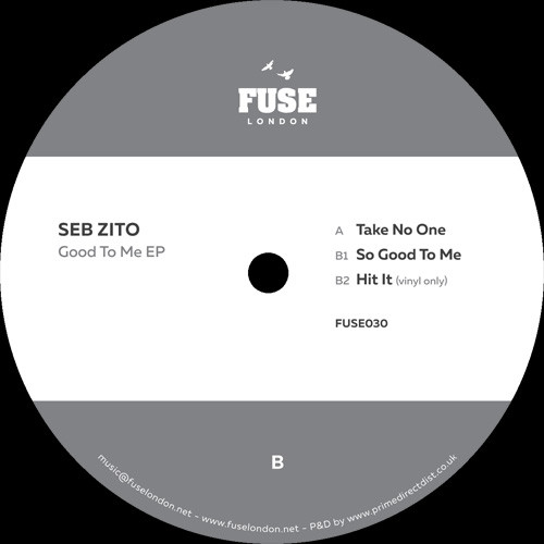 Seb Zito - Good To Me EP | Fuse London (FUSE030)