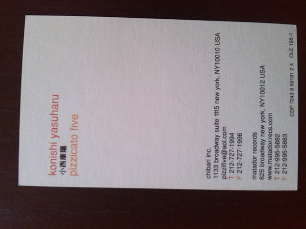 Pizzicato Five - Happy End Of The World | Matador (OLE 198-1) - 12