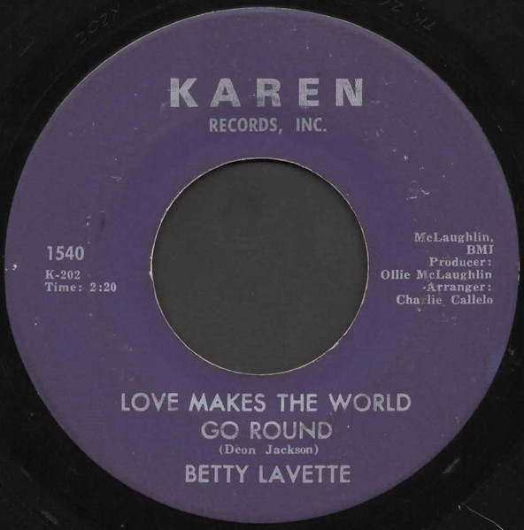 Bettye Lavette - Almost / Love Makes The World Go Round | Karen Records (1540) - 2