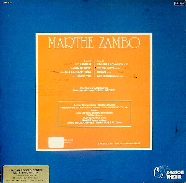 Marthe Zambo - Bikola | Dragon Phénix (DPX 818) - 2 Marthe Zambo - Bikola | Dragon Phénix (DPX 818) - 2