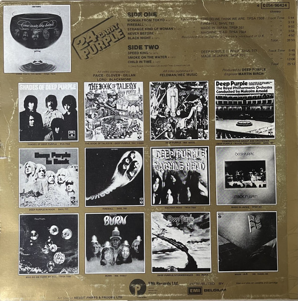 Deep Purple - 24 Carat Purple | Purple Records (4C 054-96424) - 2
