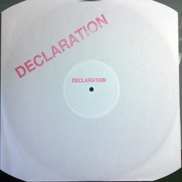 Declaration - Declaration | Not On Label (DZ 1)
