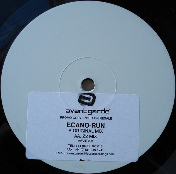 Ecano - Run | Avantgarde (AVANT003)