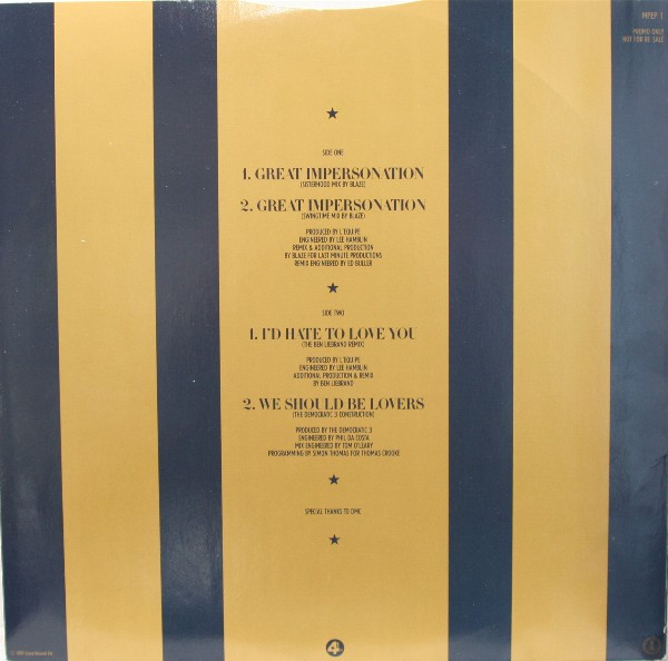 Mica Paris - Convention E.P. | 4th & Broadway (MPEP 1) - 2