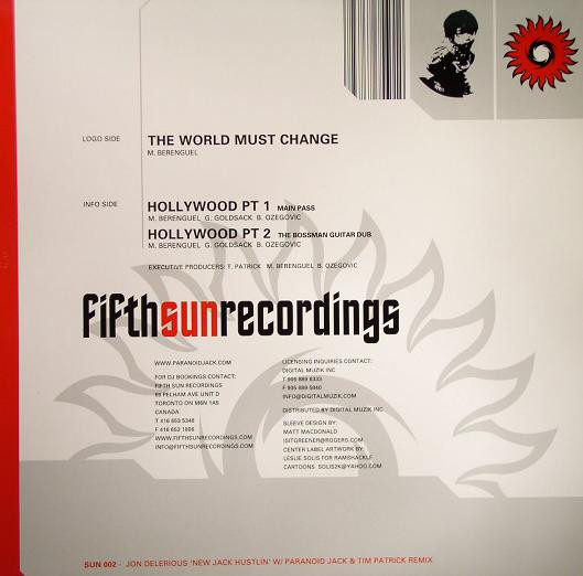 Paranoid Jack - The World Must Change | Fifth Sun Recordings (SUN 001) - 2