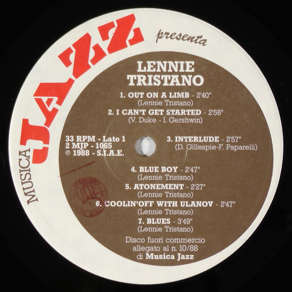 Lennie Tristano - Lennie Tristano | Musica Jazz (2 MJP 1065) - 3