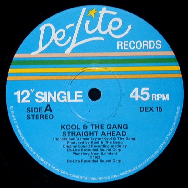 Kool & The Gang - Straight Ahead (Long Version) | De-Lite Records (DEX 15) - 3