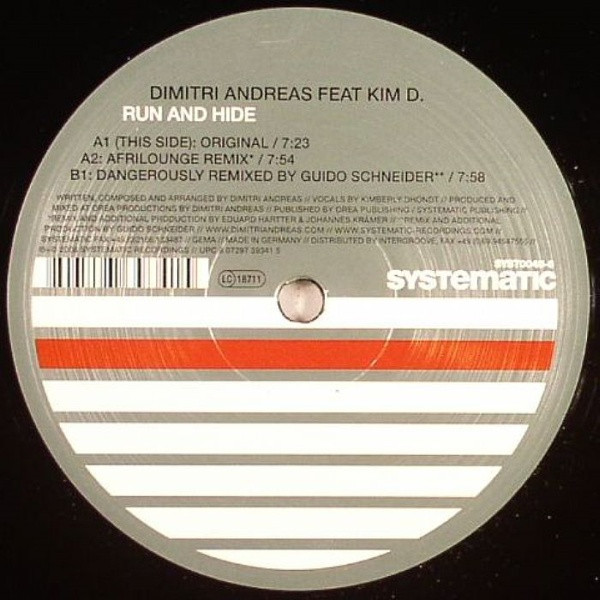 Dimitri Andreas Feat Kim D. - Run And Hide | Systematic (SYST0048-6)