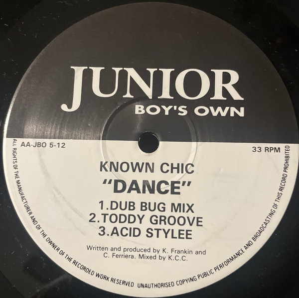 Known Chic - Dance | Junior Boy's Own (JBO  5-12) - 2