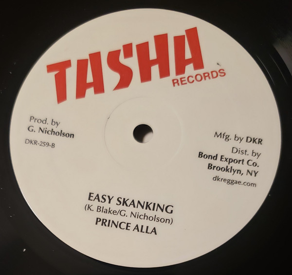 Prince Alla - Can't Fool I / Easy Skanking | Tasha Records (DKR-259)