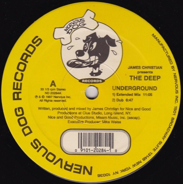James Christian - Presents The Deep | Nervous Dog Records (ND 20284)