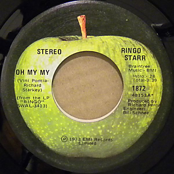 Ringo Starr - Oh My My | Apple Records (1872)