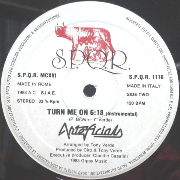 Arteficials - Turn Me On | S.P.Q.R. (SPQR MCXVI) - 3 Arteficials - Turn Me On | S.P.Q.R. (SPQR MCXVI) - 3