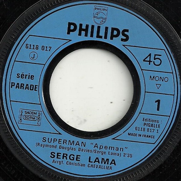 Serge Lama - Superman | Philips (6118 017)