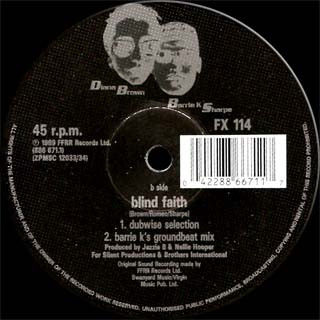 Diana Brown & Barrie K Sharpe - Blind Faith | FFRR (FX 114) - 4