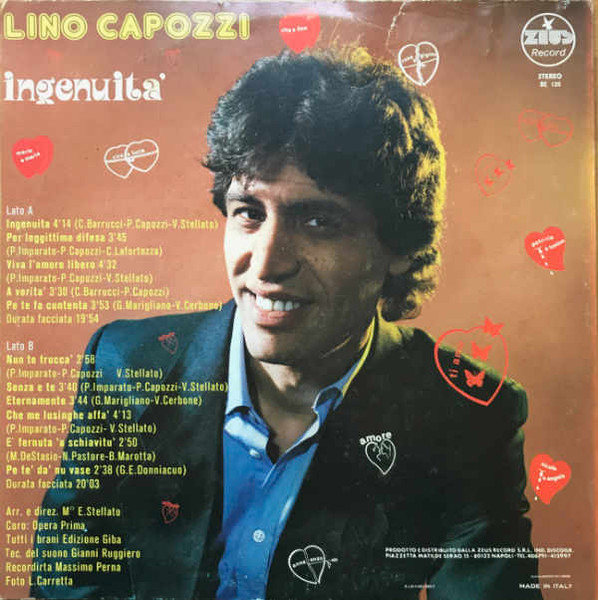 Lino Capozzi - Ingenuità | Zeus Record (BE 120) - 2