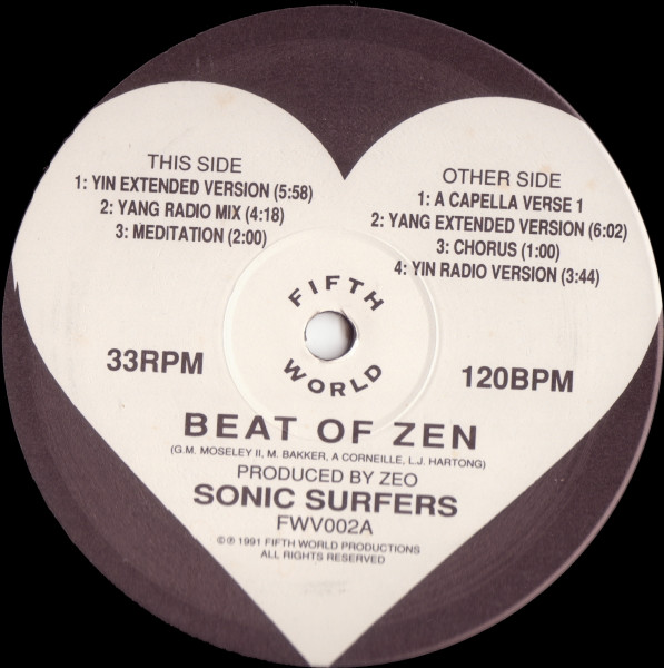 Sonic Surfers Featuring MC Pryme - Beat Of Zen | Fifth World (FWV002A) - 3