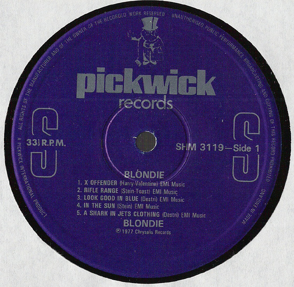 Blondie - Blondie | Pickwick Records (SHM 3119) - 3