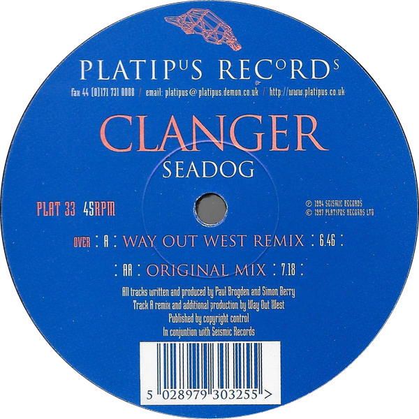 Clanger - Seadog | Platipus (PLAT 33) - main