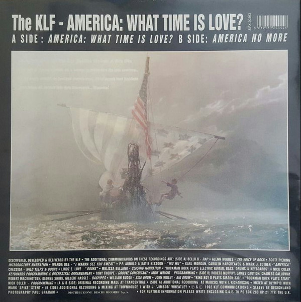 The KLF - America: What Time Is Love? | Ricordi International (SIRX 20263) - 2 The KLF - America: What Time Is Love? | Ricordi International (SIRX 20263) - 2