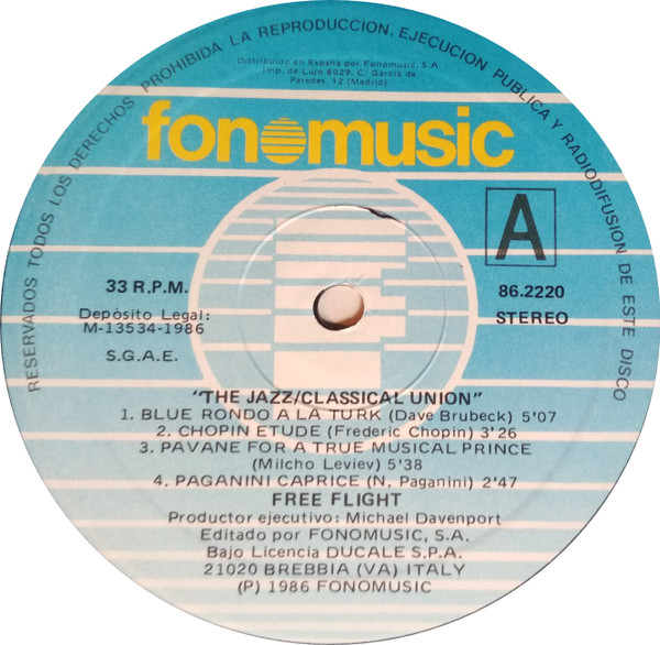 Free Flight - The Jazz/Classical Union | Fonomusic (86.2220) - 4