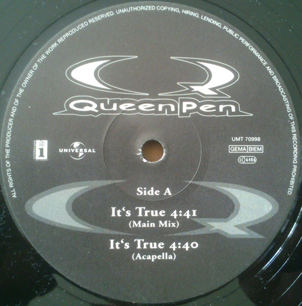QueenPen - It's True | Interscope Records (UMT 70998)
