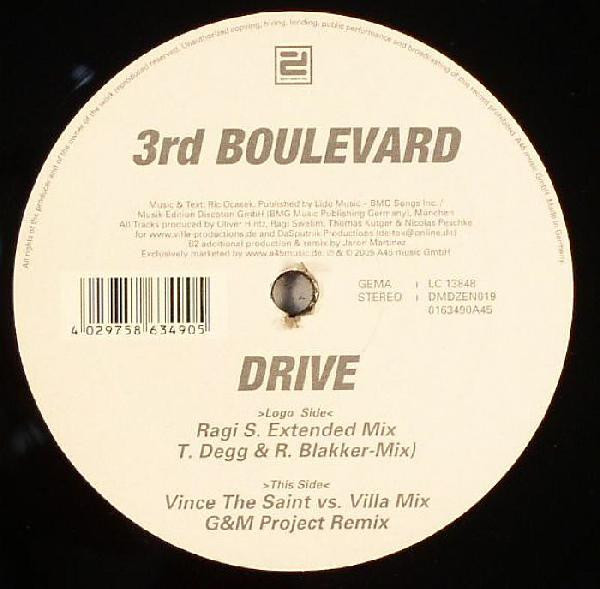 3rd Boulevard - Drive | Zentimental Records (DMDZEN 019)