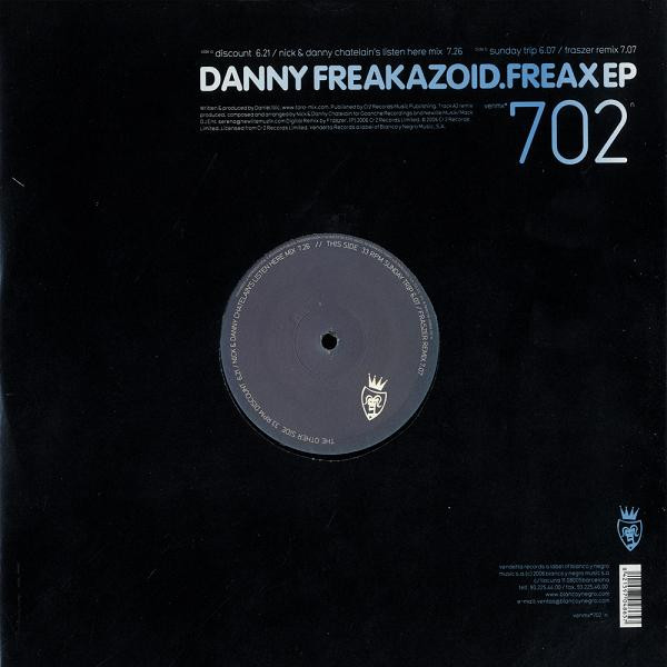 Danny Freakazoid - Freax EP | Vendetta Records (VENMX 702 (N))