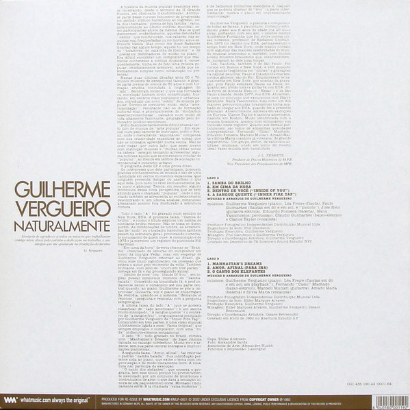 Guilherme Vergueiro - Naturalmente | Whatmusic.com (WMLP-0001) - 2
