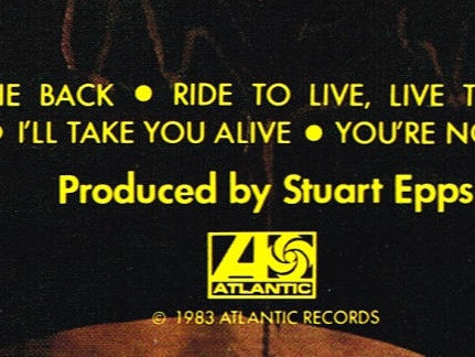 Twisted Sister - You Can't Stop Rock 'N' Roll | Atlantic (78-0074-1) - 8 Twisted Sister - You Can't Stop Rock 'N' Roll | Atlantic (78-0074-1) - 8