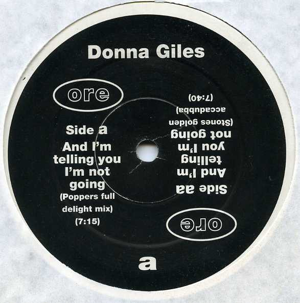 Donna Giles - And I'm Telling You I'm Not Going | Ore Music (Ag 4 DJ)