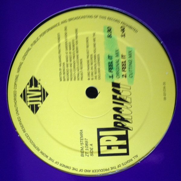 FPI Project - Feel It | Jive (ZT 10897) - 3