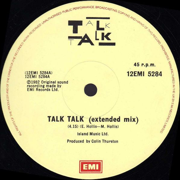 Talk Talk - Talk Talk | EMI (12 EMI 5284) - 3