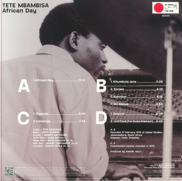 Tete Mbambisa - African Day | As-Shams Music (ASA104) - 2