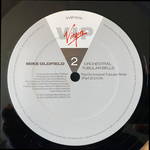 Mike Oldfield - The Orchestral Tubular Bells | Virgin (VVIP 101) - 4 Mike Oldfield - The Orchestral Tubular Bells | Virgin (VVIP 101) - 4