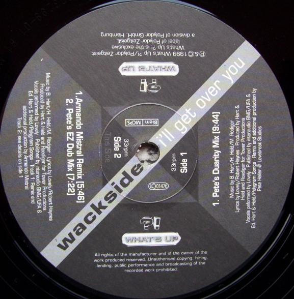 Wackside - I'll Get Over You | What's Up ?! (none)