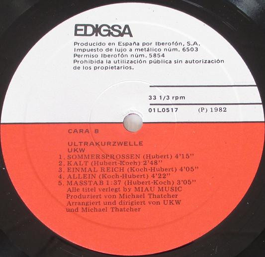 UKW - UltraKurzWelle | Edigsa (01L0517) - 4