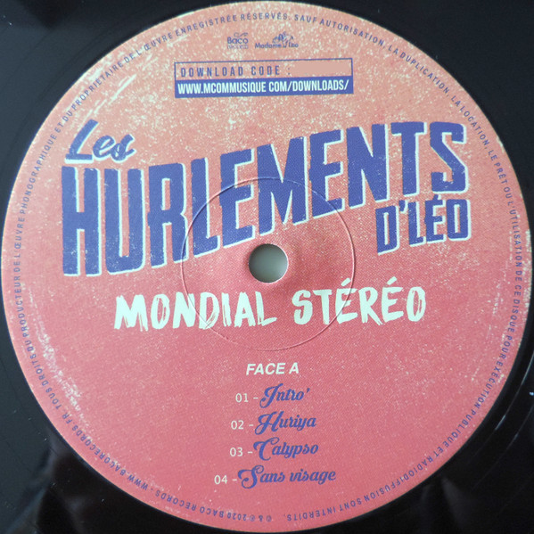 Les Hurlements d'Léo - Mondial Stéréo | Baco Records (LHDLLP) - 4