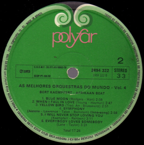 Bert Kaempfert - Afrikaan Beat | Polyfar (2494 322) - 4 Bert Kaempfert - Afrikaan Beat | Polyfar (2494 322) - 4