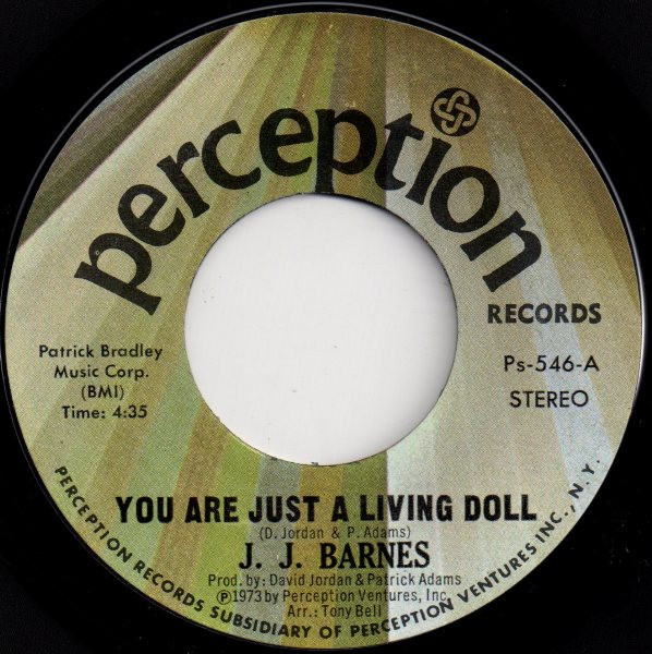 J. J. Barnes - You Are Just A Living Doll | Perception Records (Ps-546)
