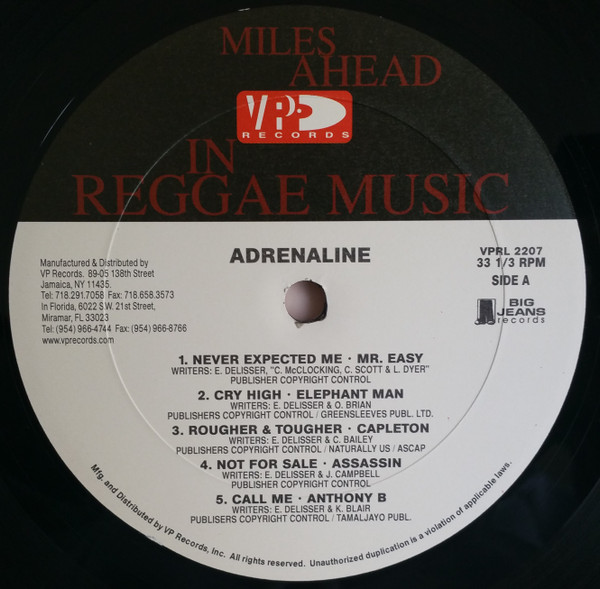 Various - Adrenaline | VP Records (VPRL2207) - 3 Various - Adrenaline | VP Records (VPRL2207) - 3