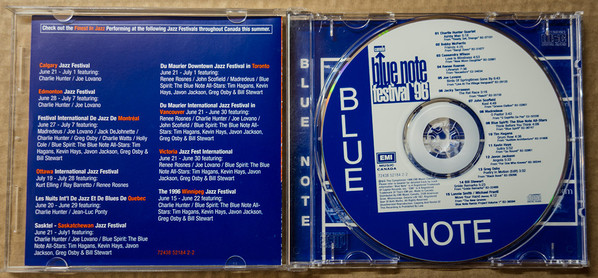 Various - Blue Note Festival '96 [CD] | Blue Note (72438 52184 2-2) - 3