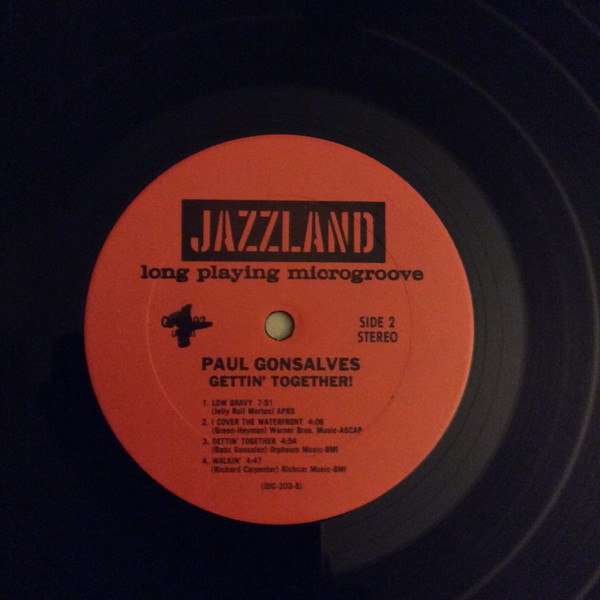 Paul Gonsalves - Gettin' Together | Original Jazz Classics (OJC-203) - 4